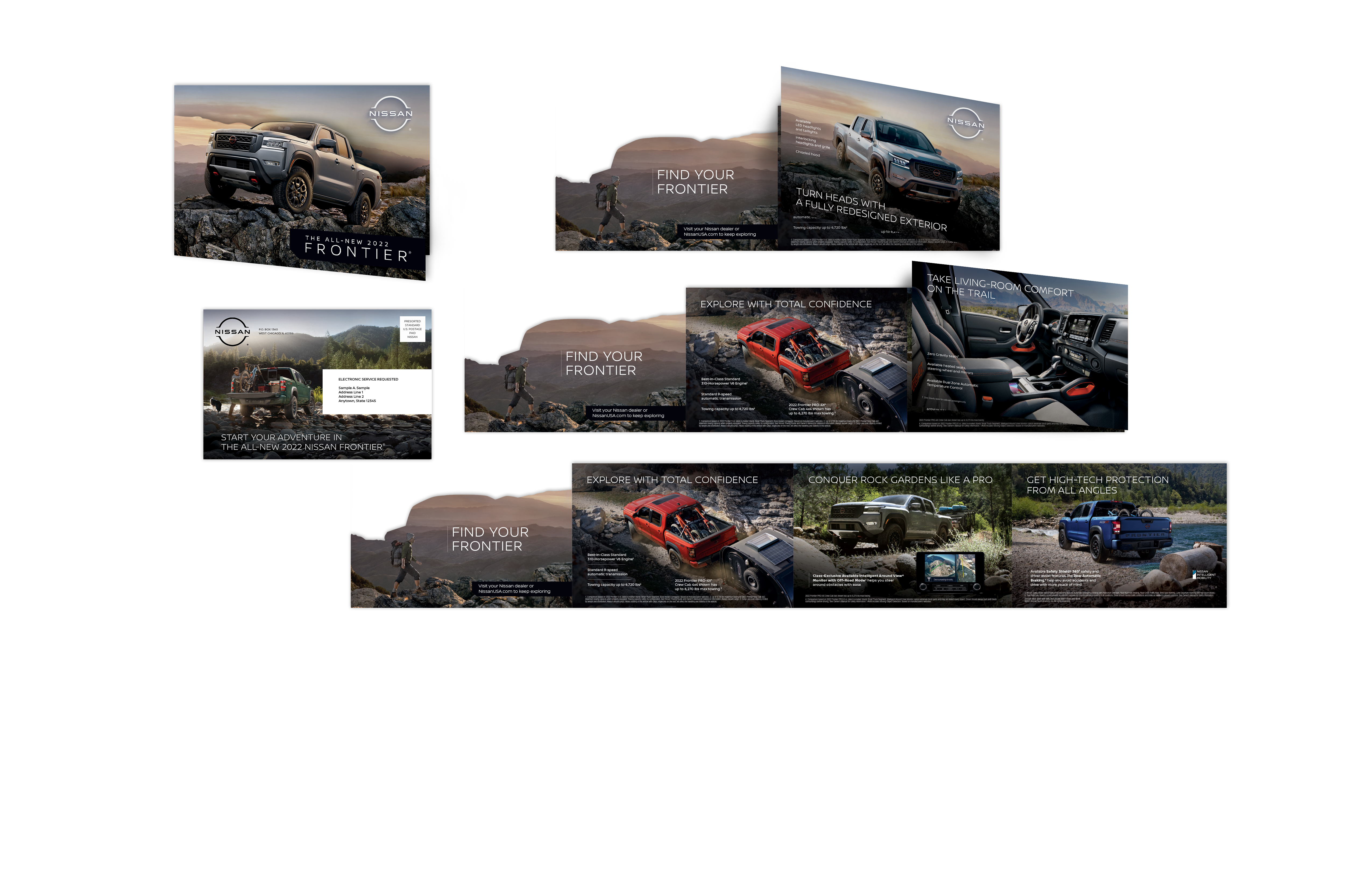 Nissan Frontier in-market direct mail