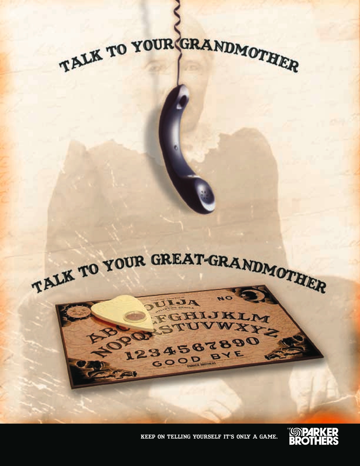 Ouija spec ad