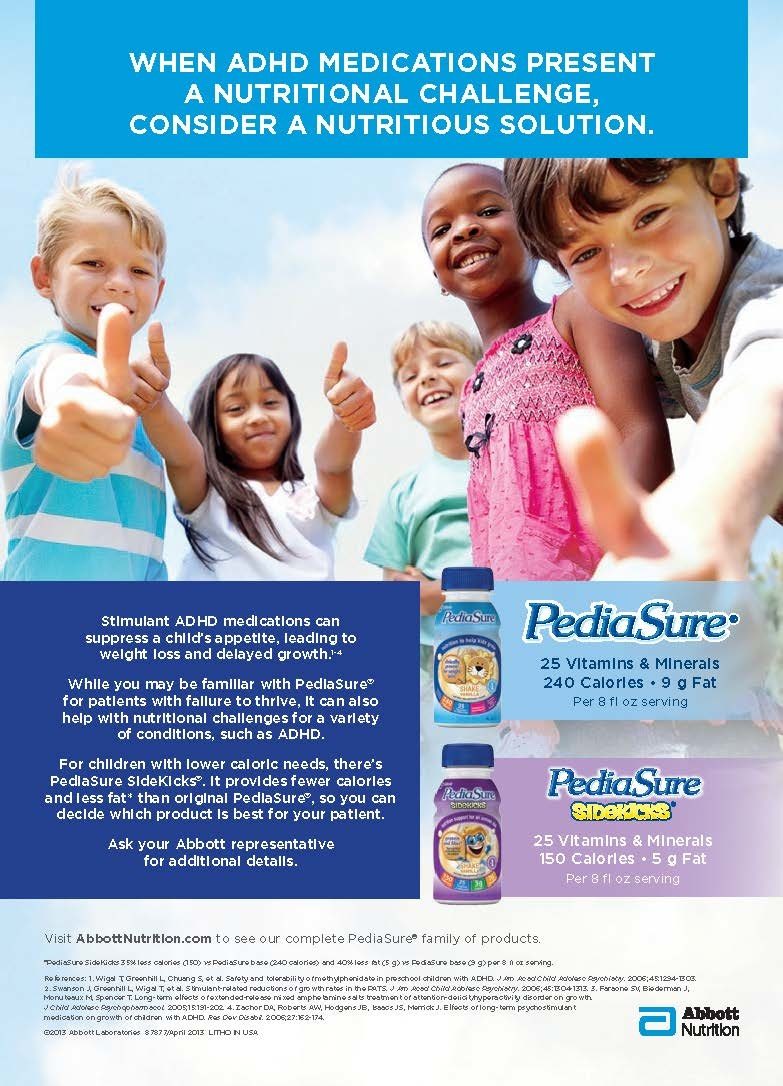 PediaSure SideKicks healthcare professional journal ad